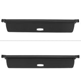 2022-2024 Rivian R1S Black Retractable Rear Trunk Cargo Cover Canvas