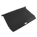2022-2024 Rivian R1S Black Retractable Rear Trunk Cargo Cover Canvas
