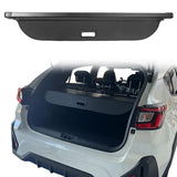 2024-2025 Subaru Crosstrek Impreza Black Trunk Cargo Cover PVC Aluminu