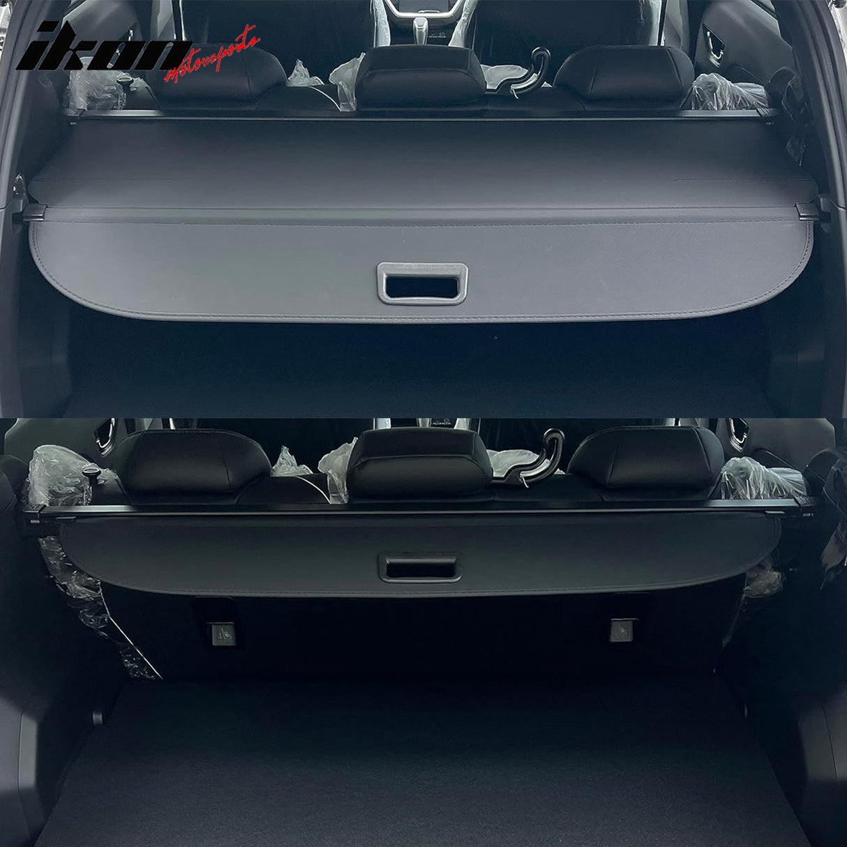 2024-2025 Subaru Crosstrek Impreza Black Trunk Cargo Cover PVC Aluminu