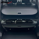 2024-2025 Subaru Crosstrek Impreza Black Trunk Cargo Cover PVC Aluminu