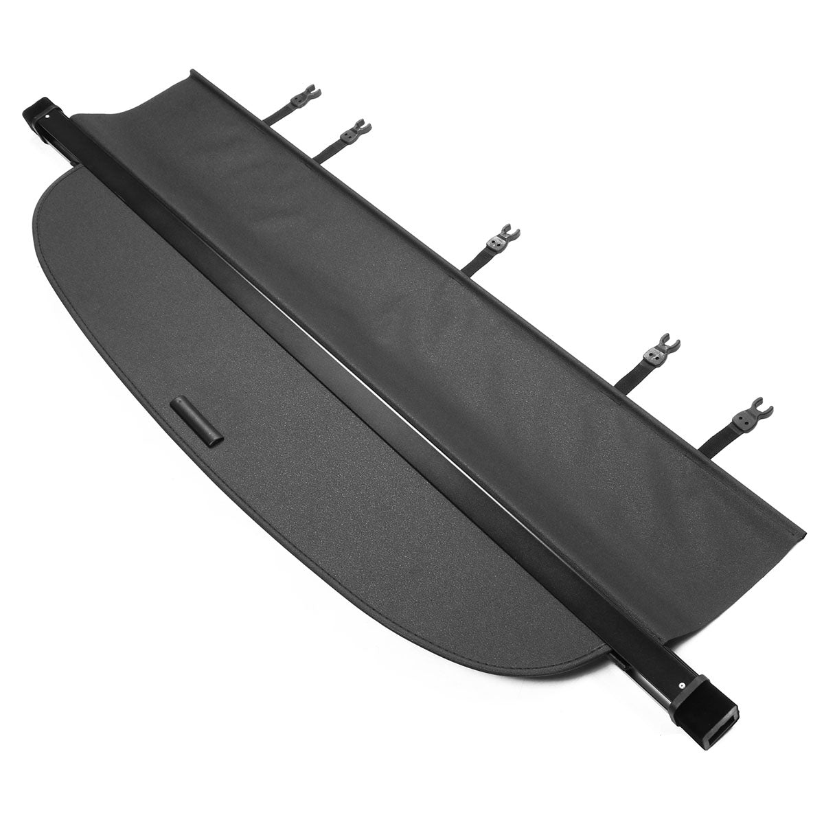 Rear Cargo Cover for Subaru Outback 4DR 2015-2019 Black PVC Aluminum Rod