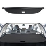 2022-2024 Toyota Corolla Cross Black Rear Cargo Cover PVC Aluminum Rod
