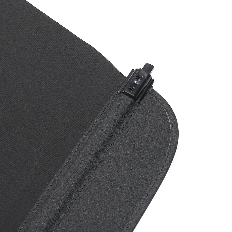 2022-2024 Toyota Corolla Cross Black Rear Cargo Cover PVC Aluminum Rod