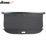 2022-2024 Toyota Corolla Cross Black Rear Cargo Cover PVC Aluminum Rod