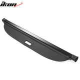 2022-2024 Toyota Corolla Cross Black Rear Cargo Cover PVC Aluminum Rod