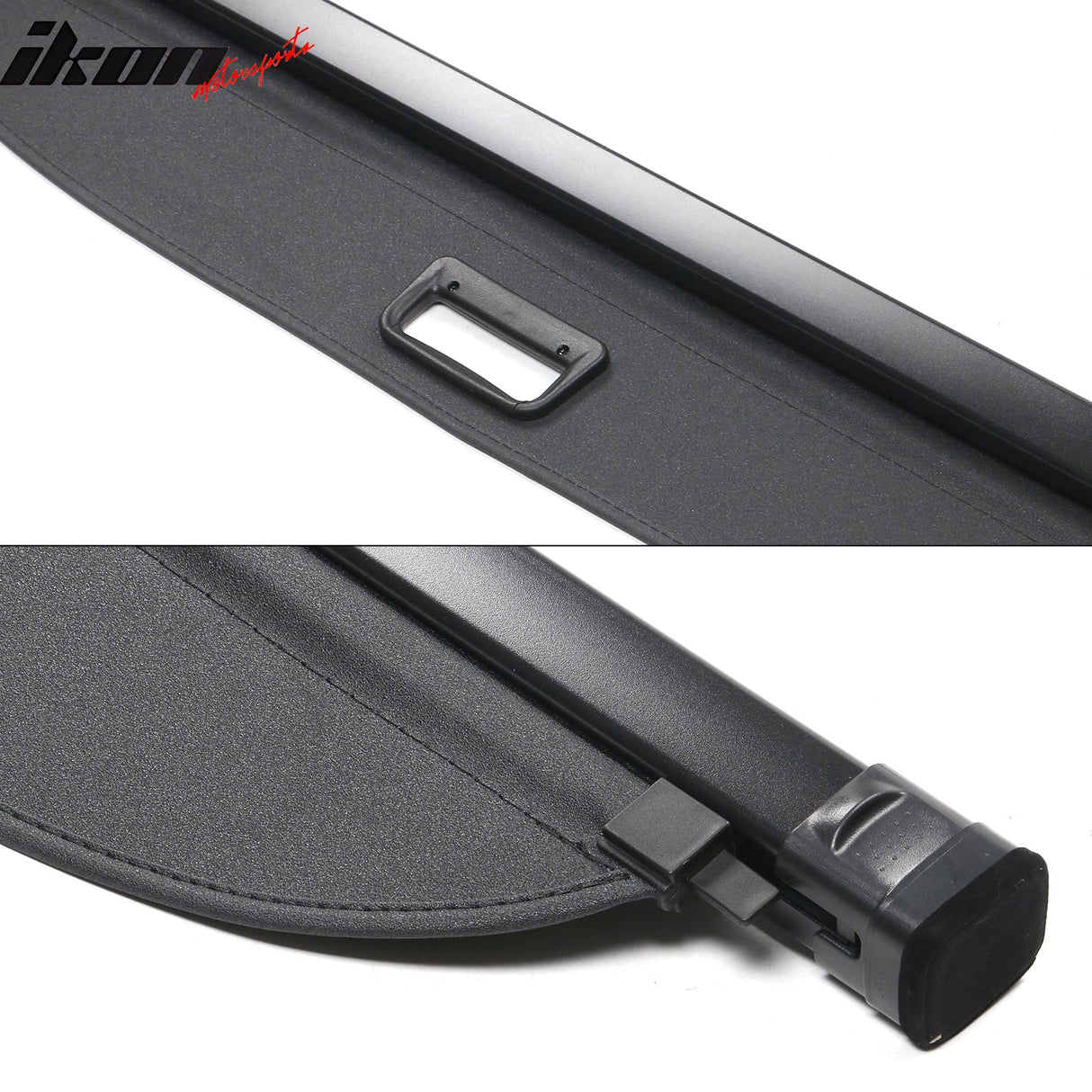 2022-2024 Toyota Corolla Cross Black Rear Cargo Cover PVC Aluminum Rod