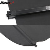 2022-2024 Toyota Corolla Cross Black Rear Cargo Cover PVC Aluminum Rod