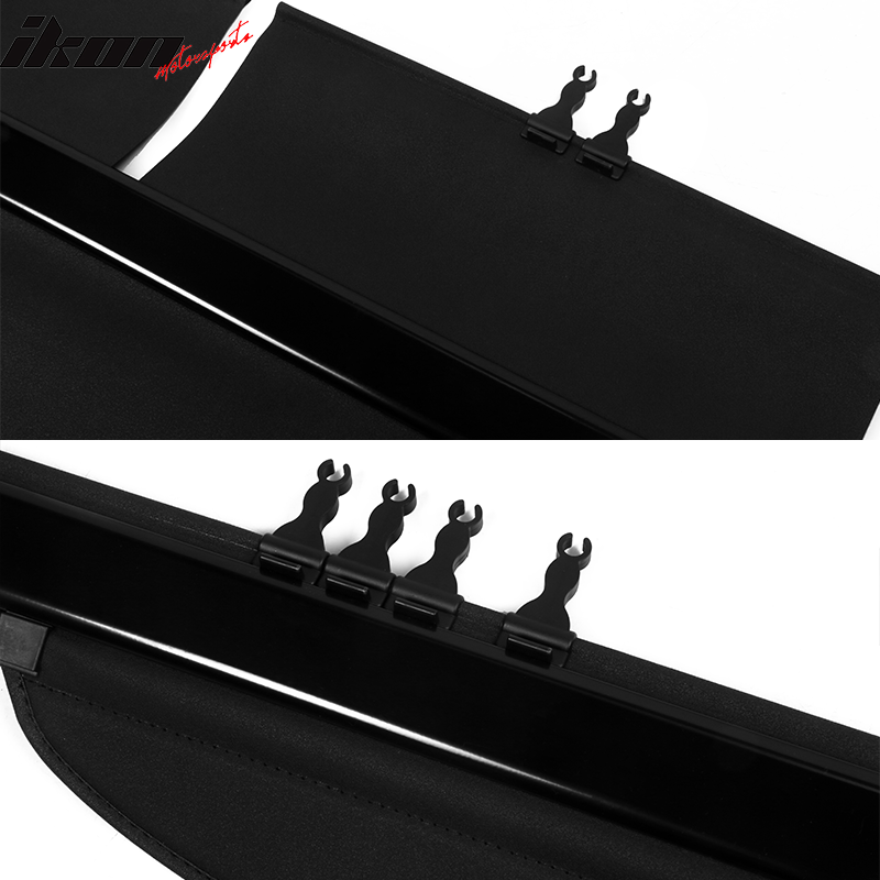 2006-2012 Toyota RAV4 OE Style Rear Cargo Cover Vinly Aluminum Rod