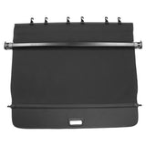 Rear Trunk Cargo Cover for Volvo XC60 2018-2026 Black PVC Aluminum Rod