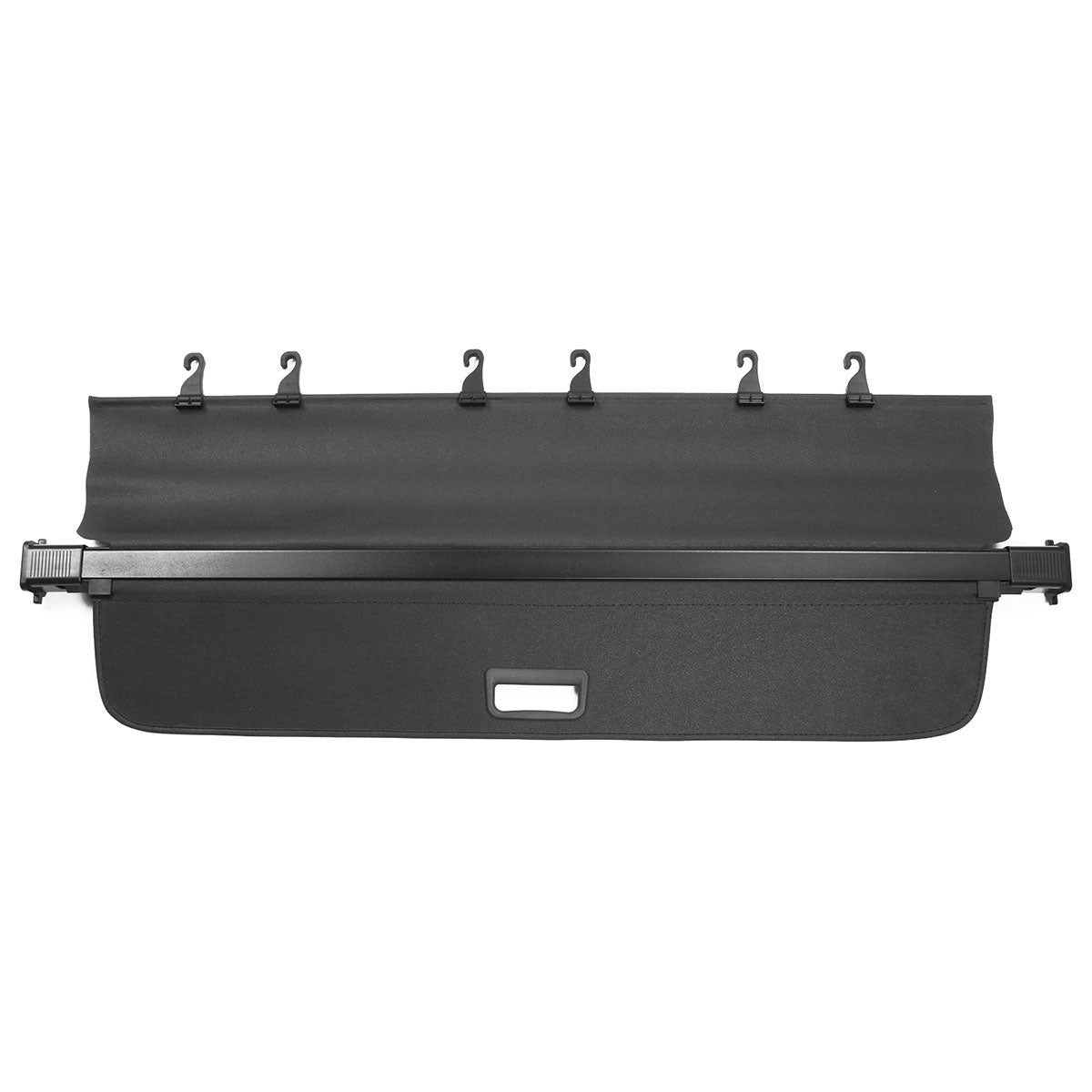 Rear Trunk Cargo Cover for Volvo XC60 2018-2026 Black PVC Aluminum Rod