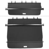 Rear Trunk Cargo Cover for Volvo XC60 2018-2026 Black PVC Aluminum Rod