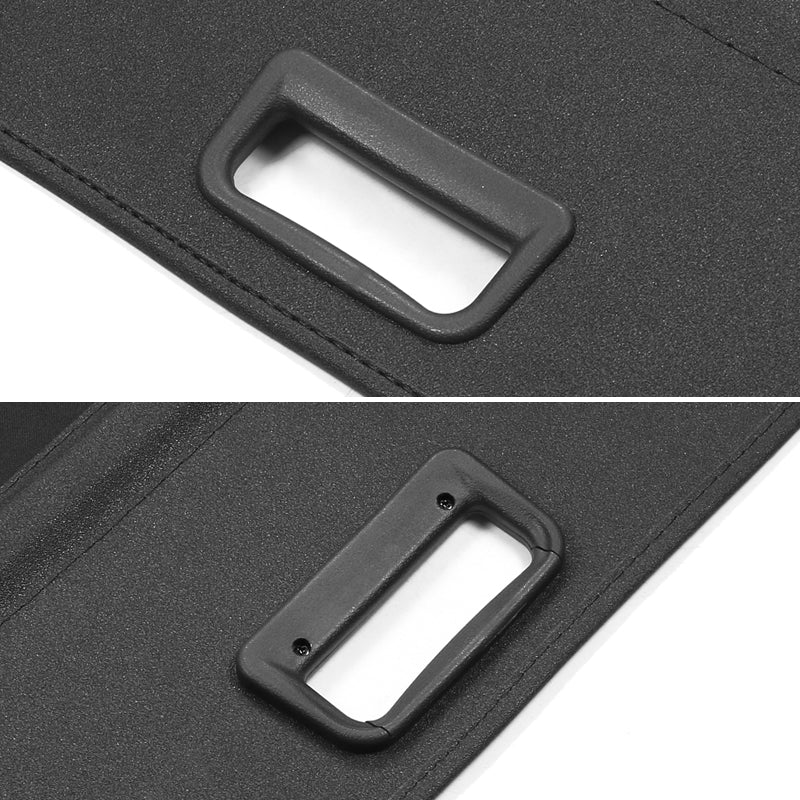 Rear Trunk Cargo Cover for Volvo XC60 2018-2026 Black PVC Aluminum Rod