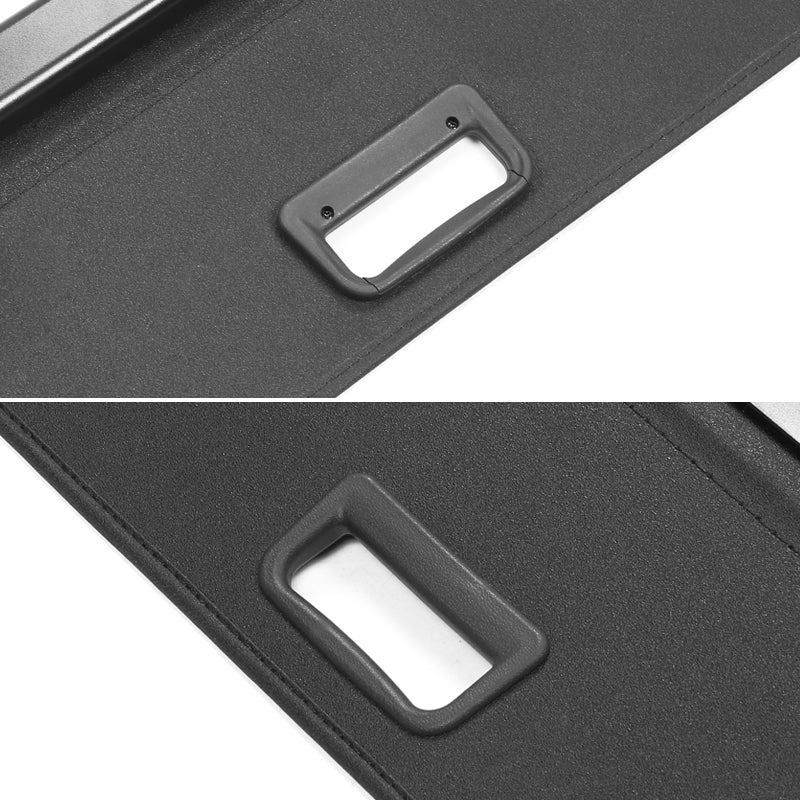 Rear Trunk Cargo Cover for Volvo XC90 2016-2026 Black PVC Aluminum Rod