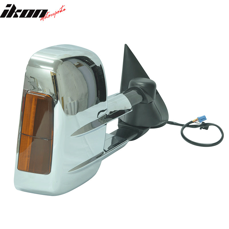 2003-2007Â Silverado Towing Mirrors Power Heated Signal Light Chrome