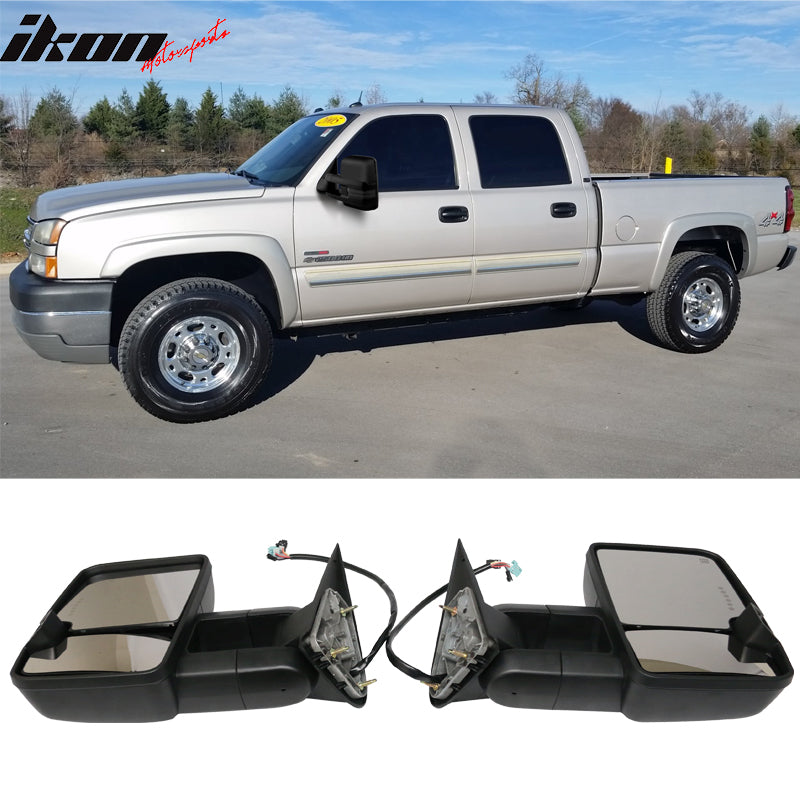 2002-2007Â Silverado Tow Mirrors Power Heated Signal Arrow Light