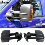 2007-2014Â Silverado Sierra Tow Mirrors Power Heated Signal Light Set