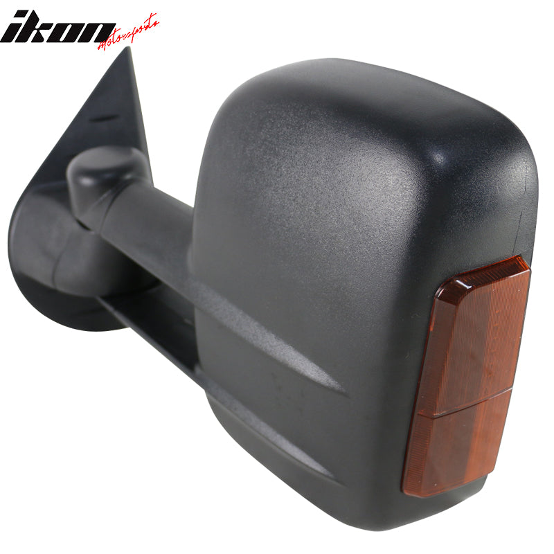 2007-2014Â Silverado Sierra Tow Mirrors Power Heated Signal Light Set
