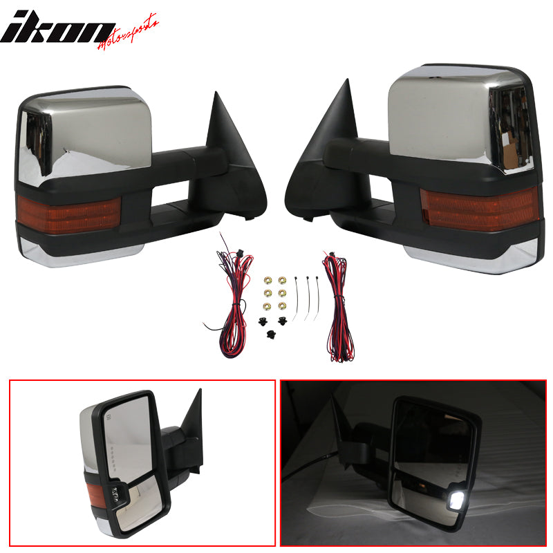1999-2002Â Silverado Tow Mirrors Power Heated Signal Arrow Lamp