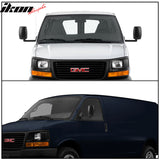 2003-2017Â Chevy Express GMC Savana Side View Tow Mirrors Textured