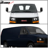 2003-2017Â Chevy Express GMC Savana Side View Towing Mirror Textured