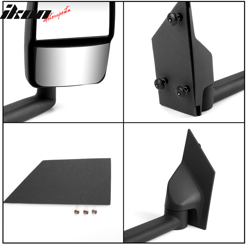 2003-2017Â Chevy Express GMC Savana Side View Towing Mirror Textured