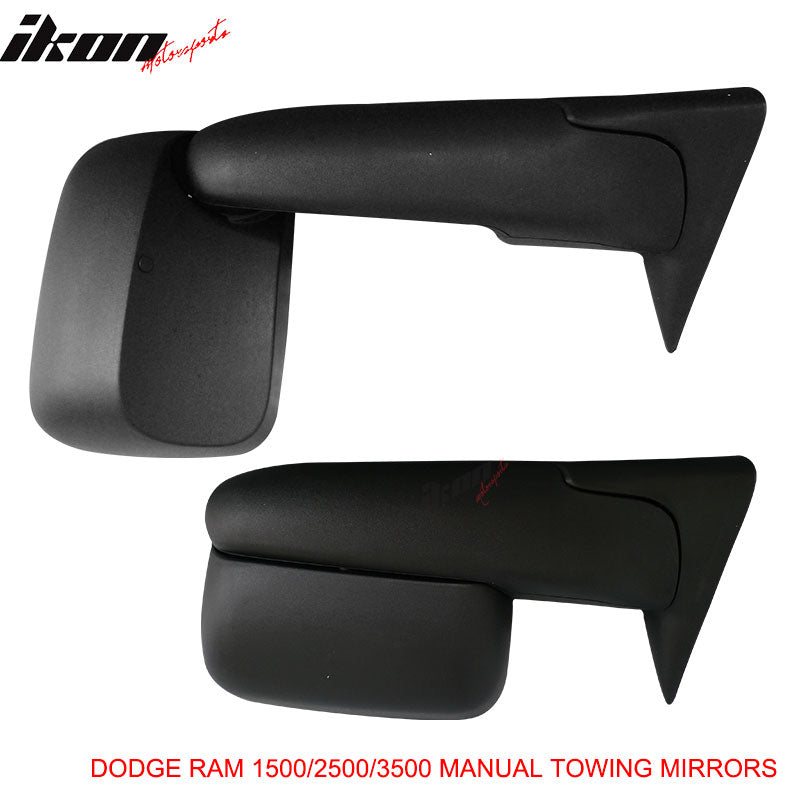 1994-2001Â Dodge Ram 1500 1994-2002 2500 3500 Towing Mirrors &Bracket