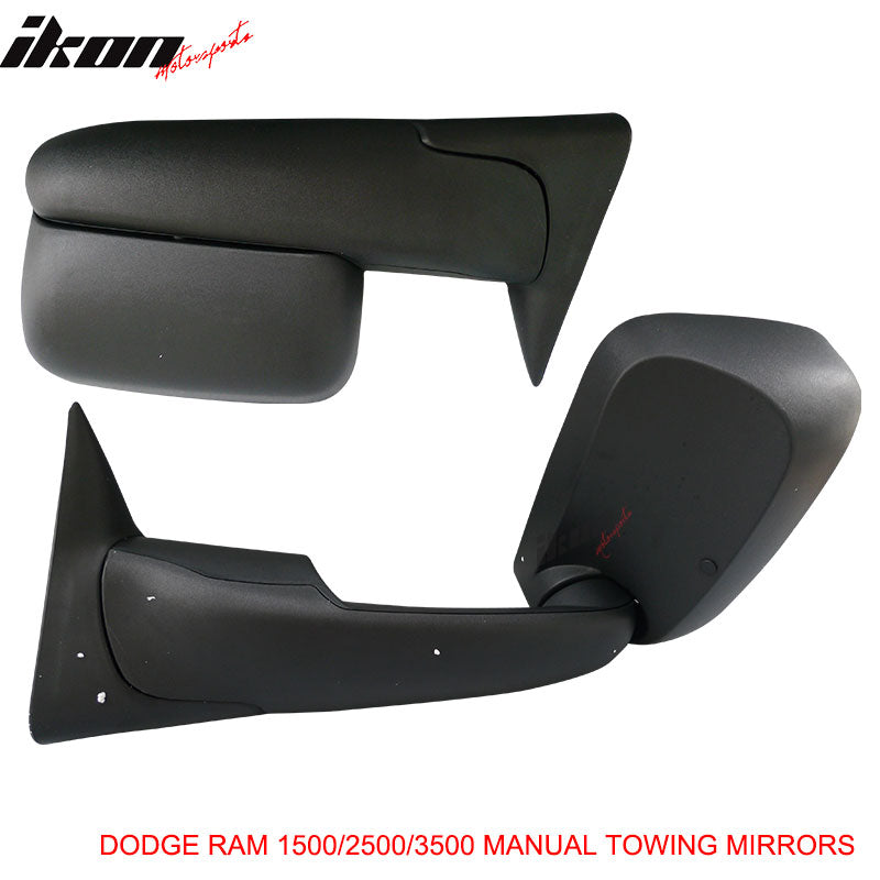 1994-2001Â Dodge Ram 1500 1994-2002 2500 3500 Towing Mirrors &Bracket