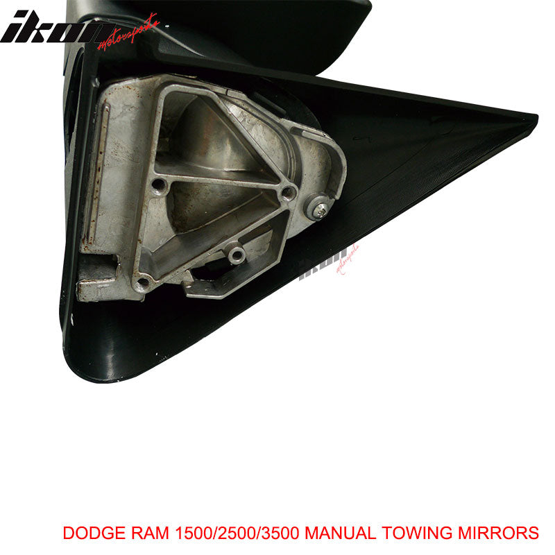 1994-2001Â Dodge Ram 1500 1994-2002 2500 3500 Towing Mirrors &Bracket