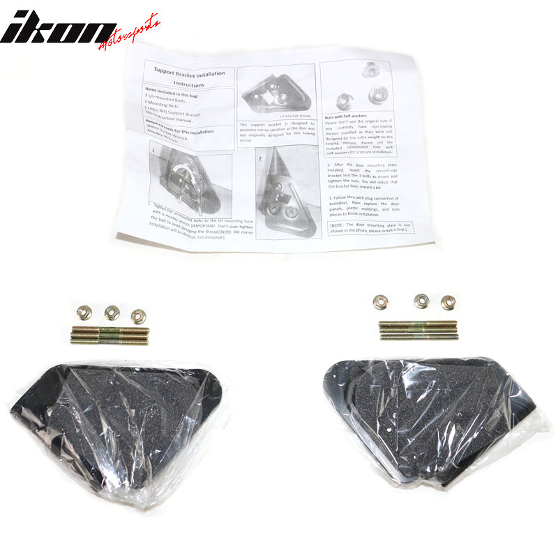 1994-2002Â Ram 1500 2500 3500 Towing Side View Tow Mirrors Power 2PC