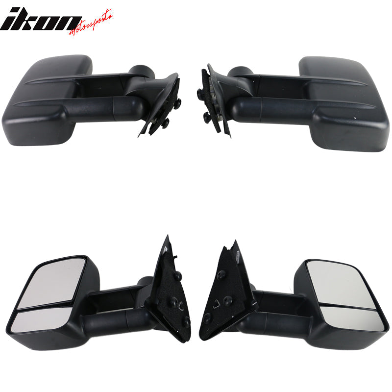 1997-2004 Ford F150 F250 Side Towing Tow Mirrors Manual Non-Heated