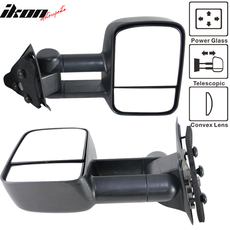 1997-2004Â Ford F150/250 Side Towing Tow Mirrors Power Non-Heated Pair