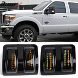 2008-2016Â Ford F250 F350 F450 F550 Towing Mirrors Side LED Lights