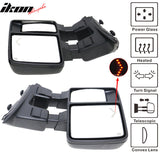 2008-2015Â F250 Towing Tow Mirrors Power Heated Signal Arrow Light