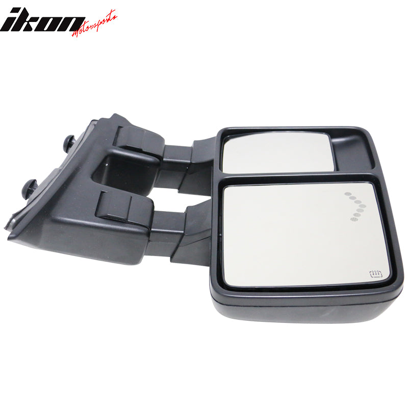2008-2015Â F250 Towing Tow Mirrors Power Heated Signal Arrow Light