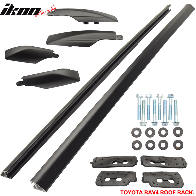 2006-2012 Toyota RAV-4 OE Style Black Roof Rack Cross Bar Aluminum