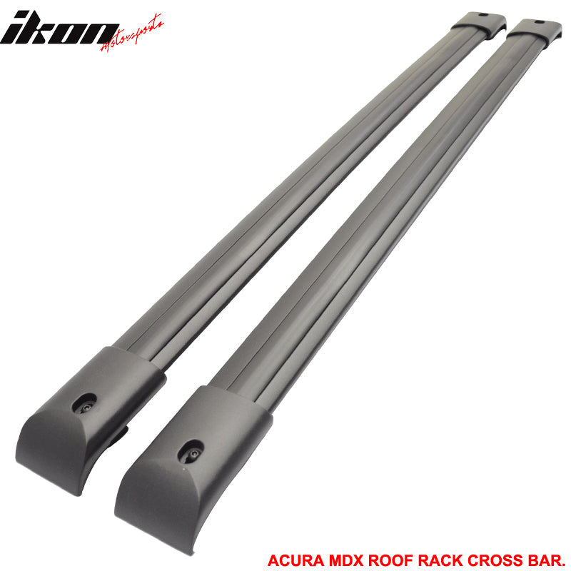 2007-2012 Acura MDX SUV Sport OE Black Cross Bar Roof Rack Aluminum