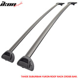 2000-2014 Tahoe Suburban Yukon OE Black Cross Bar Roof Rack Aluminum