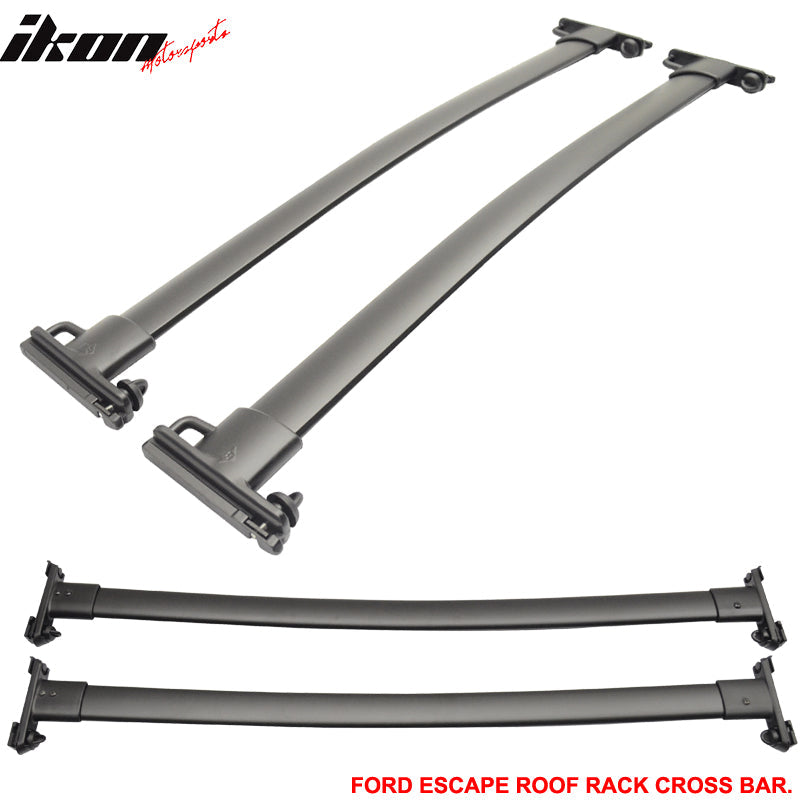 2008-2012 Ford Escape OE Style Black Roof Racks Cross Bars Aluminum
