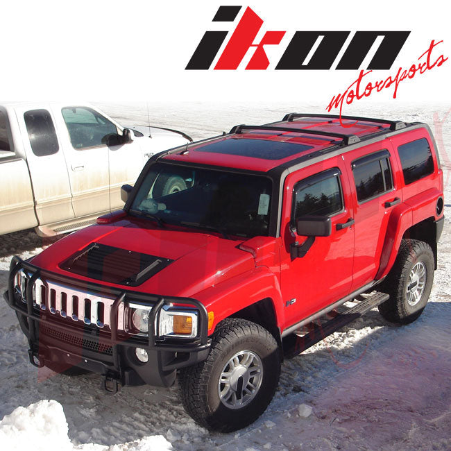 Roof Rack Cross Bar for Hummer H3 H3T 2006-2010 OE Black Polished Aluminum