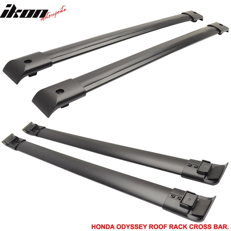 2005-2010 Honda Odyssey Van OE Black Top Roof Rack Cross Bar Aluminum