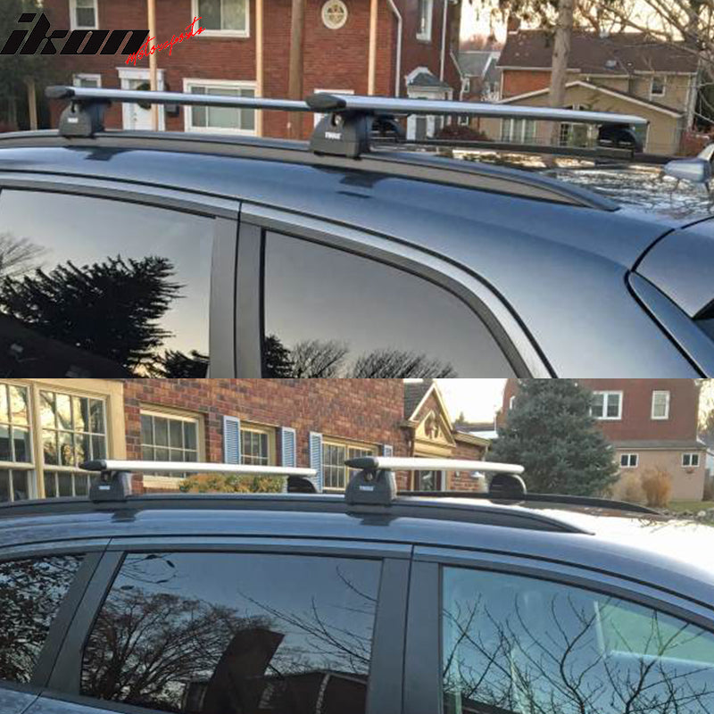 2008+ Audi Q5 06 Q7 2016+ X1 SUV 2PCS 47" Cross Bar Rail Cargo Carrier