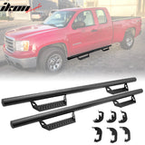 2007-2018 Chevy Silverado Extended Cab BCT Style Black Running Boards