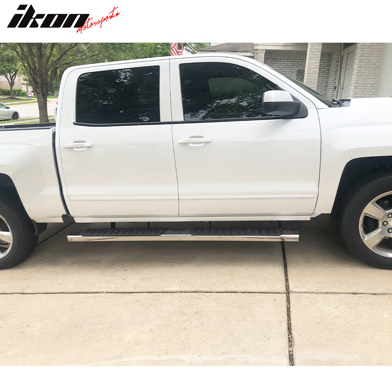 2007-2018 Chevy Silverado 1500 Crew Cab OE Side Running Board Steel