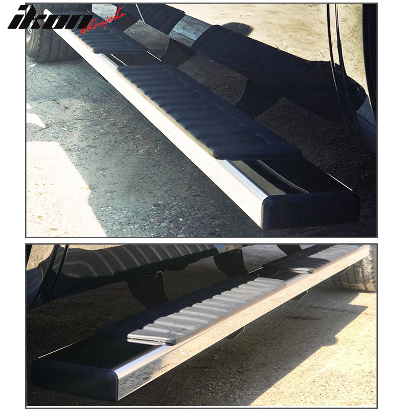 2007-2018 Chevy Silverado 1500 Crew Cab OE Side Running Board Steel