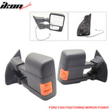 2003-2007Â Ford F250 Side View Tow Mirrors Ext Power Heated Turn Light