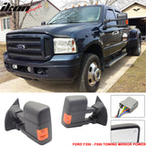 2003-2007Â Ford F250 Side View Tow Mirrors Ext Power Heated Turn Light