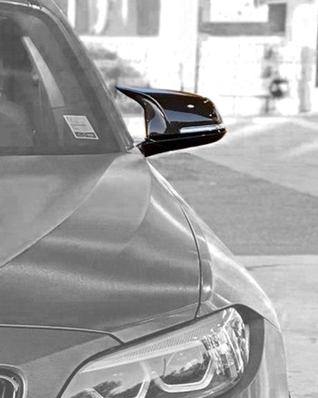 BMW  1 & 2 Series F20 F21 F22 F32 F87 M135i M140i M Style Carbon Fiber Side Mirror Covers (2012 - 2019) - K2 Industries
