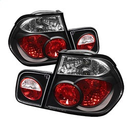 Spyder BMW 323i/325i/325xi/328i/330i/330xi 99-00 Black Euro Style Tail Lights