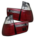 Spyder BMW X5 00-06 4 pc. LED Tail Lights Red/Clear